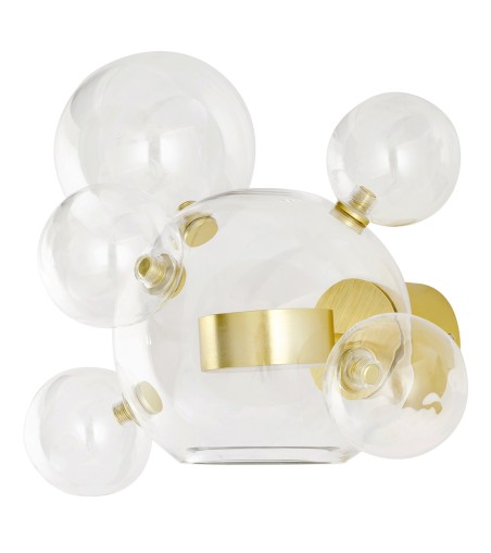 Lampa ścienna CAPRI WALL 6 złota