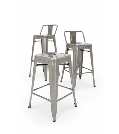 Krzesło barowe TOWER BACK 66 (Paris) metal