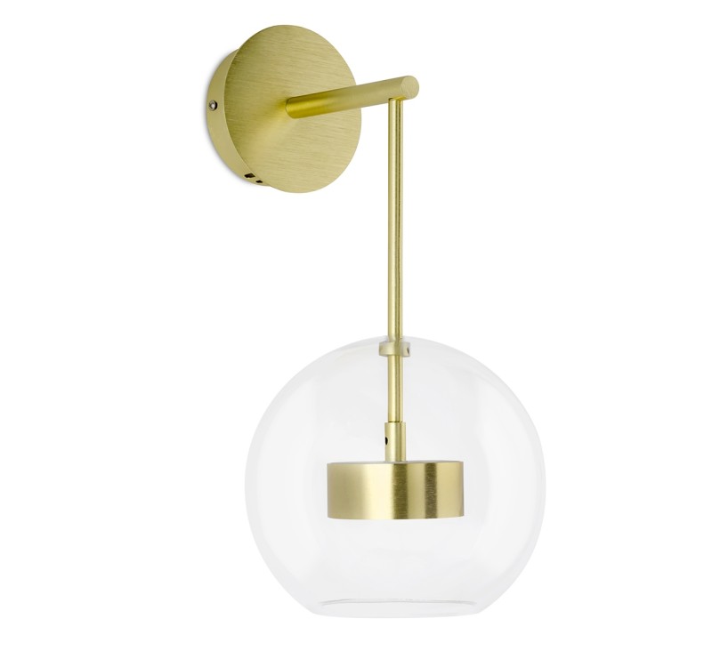 Lampa ścienna CAPRI WALL złota