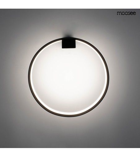 MOOSEE lampa ścienna CIRCLE WALL czarna