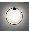 MOOSEE lampa ścienna CIRCLE WALL czarna