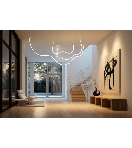 MOOSEE lampa wisząca LASSO 300 Smart      złota