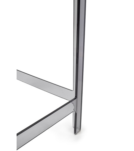 Krzesło barowe VICTORIA 65 cm dymione - poliwęglan