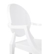 Krzesło LOUIS białe - poliwęglan