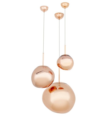 MOOSEE lampa wisząca FUSION 30 miedziana  - akryl