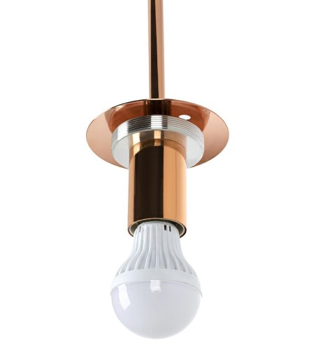 MOOSEE lampa wisząca FUSION 30 miedziana  - akryl