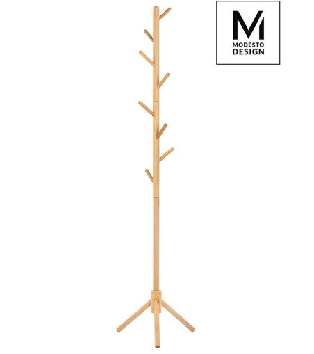 MODESTO wieszak stojący STICK naturalny - drewno bukowe