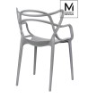MODESTO krzesło HILO szare - polipropylen