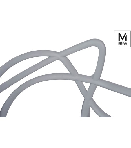 MODESTO krzesło HILO szare - polipropylen