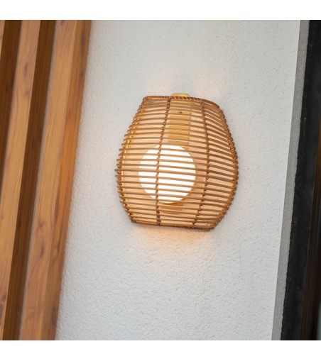 NEW GARDEN lampa ścienna BOSSA 25 WALL IN&OUT BATTERY