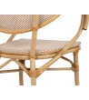 Krzesło ogrodowe CAFE BISTRO PARIS ARM    beżowe rattan