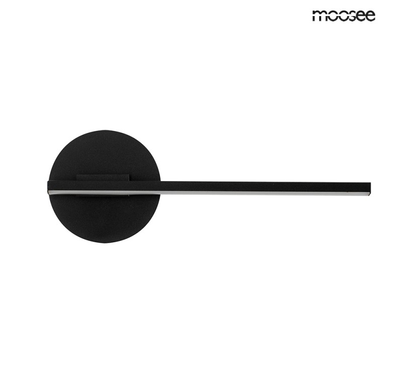 MOOSEE lampa ścienna HORIZON czarna