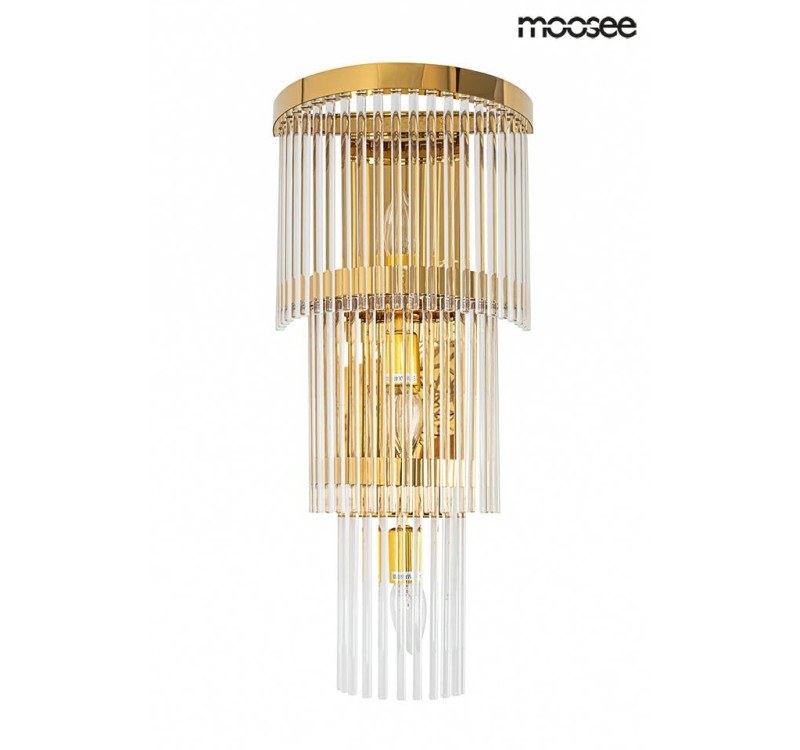 MOOSEE lampa ścienna ESTRO złota