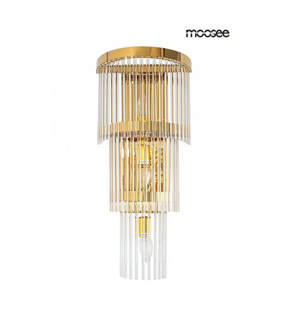 MOOSEE lampa ścienna ESTRO złota