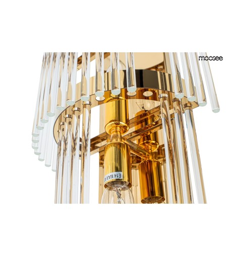 MOOSEE lampa ścienna ESTRO złota