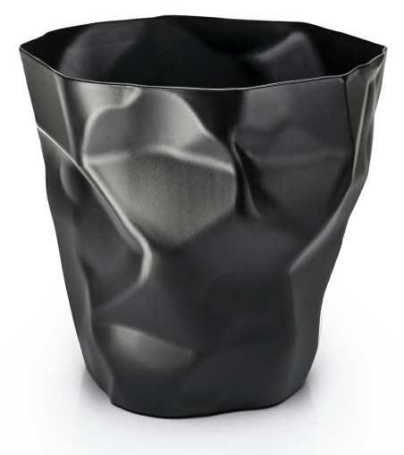 Kosz na śmieci PLAST czarny