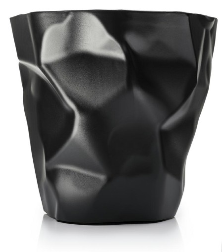 Kosz na śmieci PLAST czarny