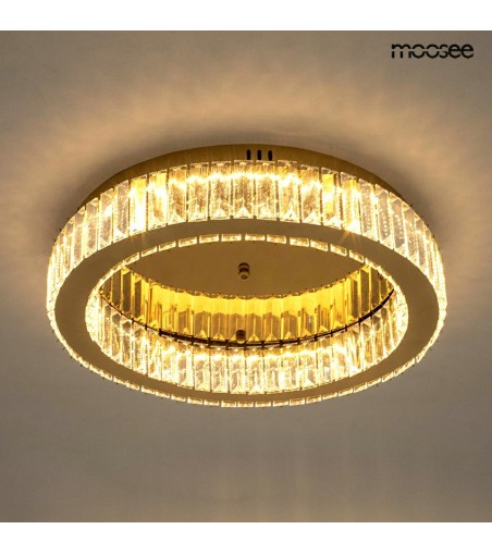 MOOSEE lampa sufitowa / plafon BORRA  złota