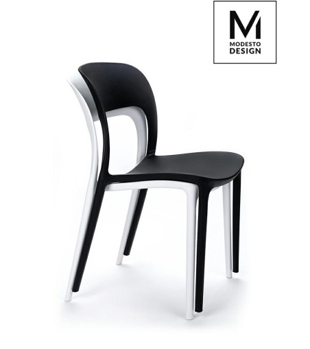 MODESTO krzesło ZING białe - polipropylen