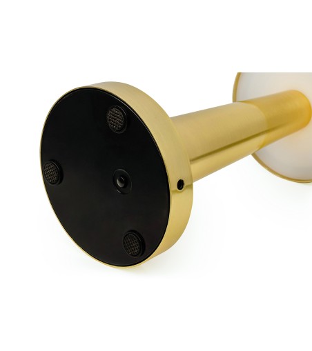 Lampa biurkowa LEE złota - wbudowana bateria, LED