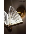 MOOSEE lampa ścienna BUTTERFLY M złota