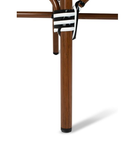 Krzesło ogrodowe CAFE AZURE biały /       czarny