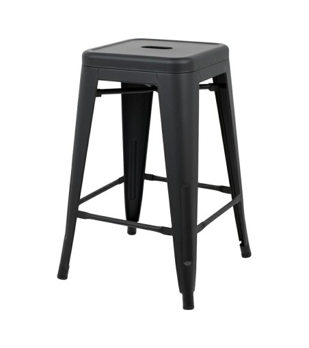 Krzesło barowe TOWER 66 (Paris) czarne