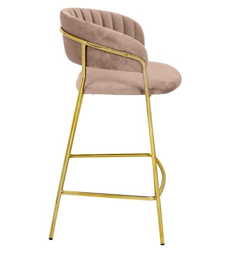 Krzesło barowe MARGO 65 khaki / beżowe
