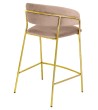 Krzesło barowe MARGO 65 khaki / beżowe