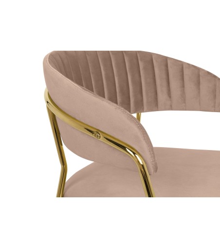 Krzesło barowe MARGO 65 khaki / beżowe