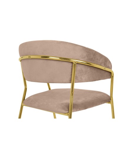 Krzesło barowe MARGO 65 khaki / beżowe