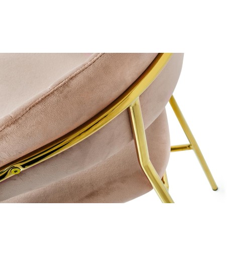 Krzesło barowe MARGO 65 khaki / beżowe