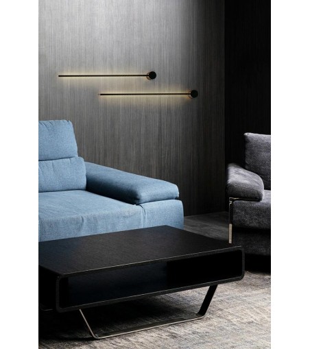 MOOSEE lampa ścienna OMBRE 80 czarna