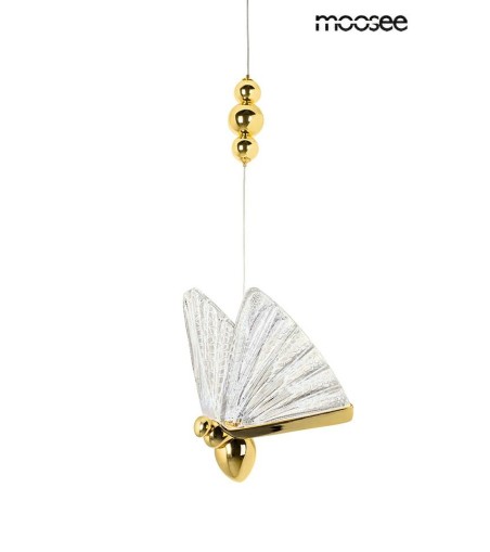 MOOSEE lampa wisząca BUTTERFLY M złota