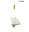 MOOSEE lampa wisząca BUTTERFLY M złota