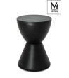 MODESTO stołek TAMBURO czarny - polipropylen