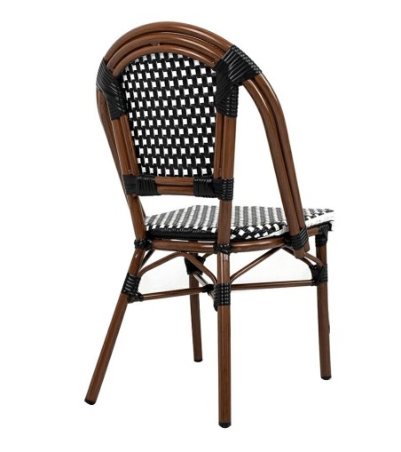 Krzesło ogrodowe CAFE PARIS brązowe       rattan