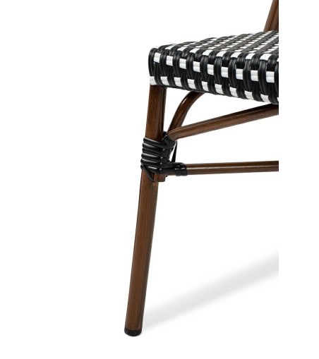 Krzesło ogrodowe CAFE PARIS brązowe       rattan