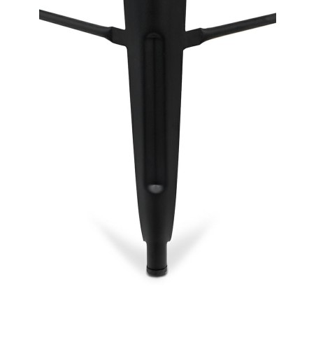 Krzesło barowe TOWER BIG BACK 76  (Paris) czarne