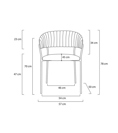 Krzesło MARGO ciemny szary - welur, podstawa złota