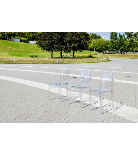 Krzesło VICTORIA transparentne - poliwęglan