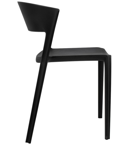 Krzesło JASPER czarne - polipropylen