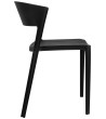 Krzesło JASPER czarne - polipropylen