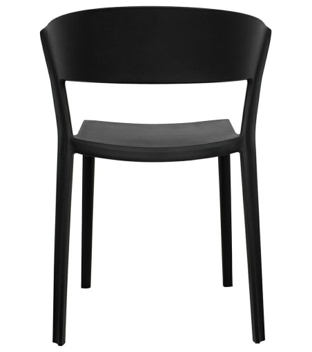 Krzesło JASPER czarne - polipropylen