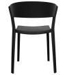 Krzesło JASPER czarne - polipropylen