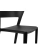 Krzesło JASPER czarne - polipropylen