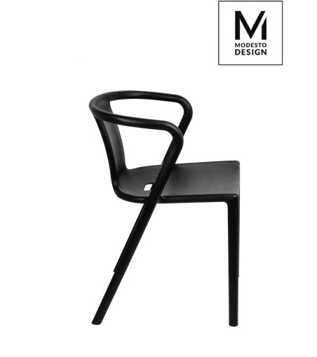 MODESTO krzesło AIR czarne - polipropylen