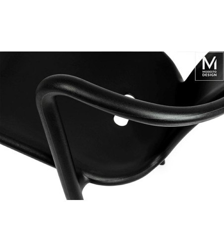 MODESTO krzesło AIR czarne - polipropylen