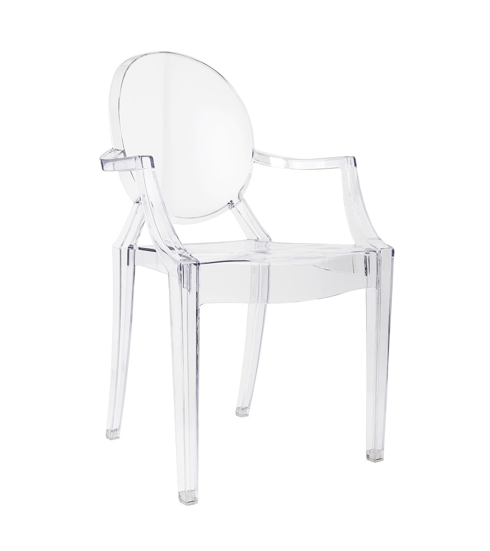 Krzesło LOUIS transparentne - poliwęglan