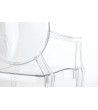 Krzesło LOUIS transparentne - poliwęglan